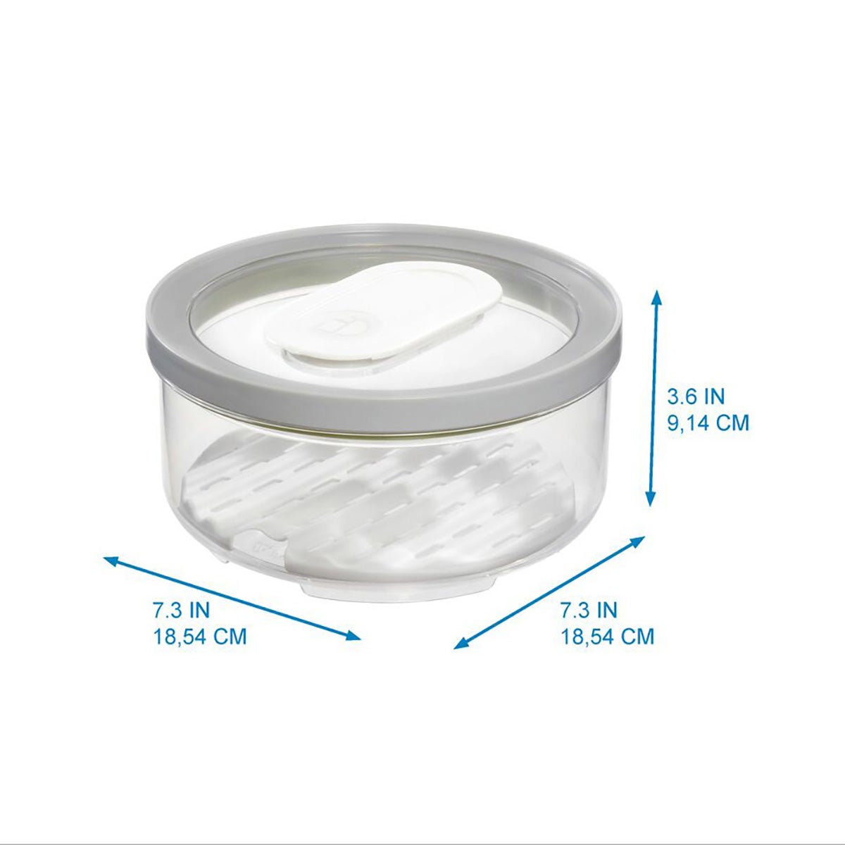 iDesign Round Produce Keeper The Container Store